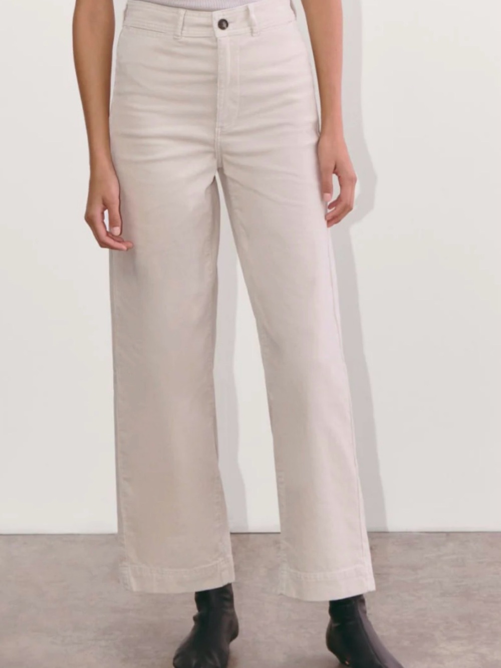 Everlane Beige Corduroy Sailor Pants
